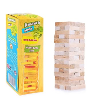 Джанга-берёзка, 54 блока, малая, нат. дерево, 193173