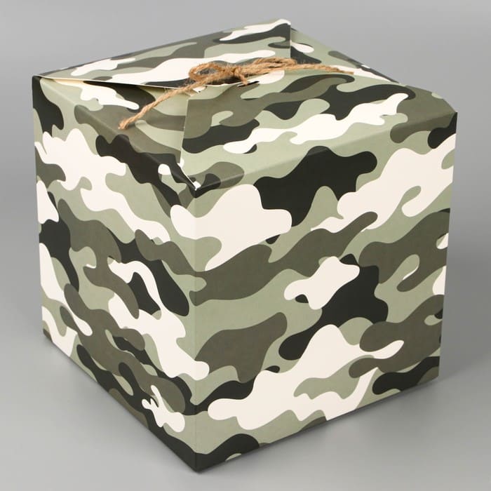 Коробка MILITARY (18 х 18 х 18 см.) арт. 9227632