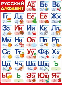 Плакат "Алфавит" русский, 02.844.00