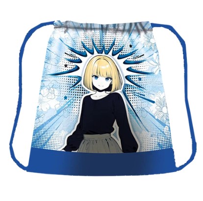 Сумка для сменной обуви 'ДЕВОЧКА НА ГОЛУБОМ', СДС-3