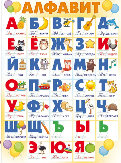 Плакат 'Разрезная-азбука', 0800746