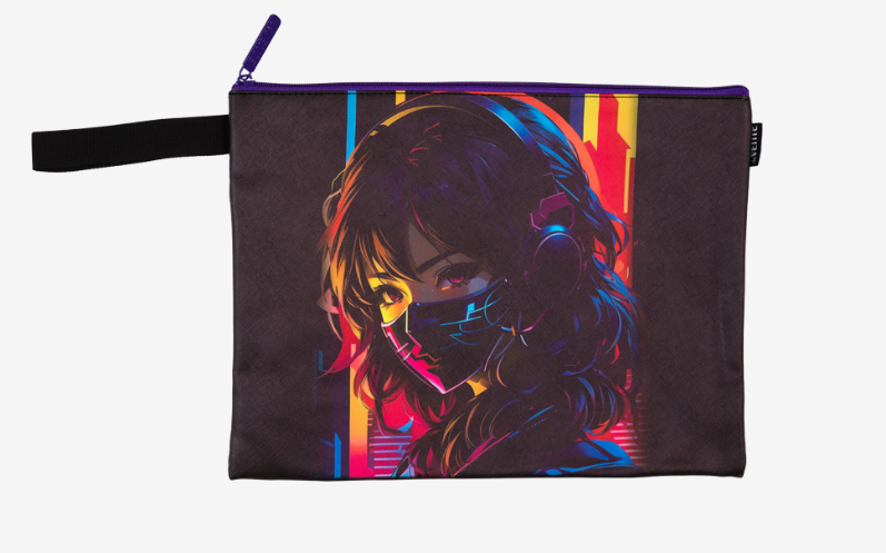 Папка для тетрадей 'deVENTE. Future Girl' A4 (34,5x25,5x1,5 см) на молнии сверху, 8053518