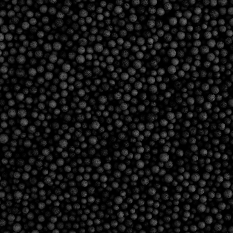 Шарики пенопласт Черный 2-4 мм., 10 гр, 6521334