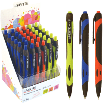 Ручка шариковая автоматическая deVENTE 'Enigma' d=0.7 мм., чернила на масл. осн., стержень, 5070806