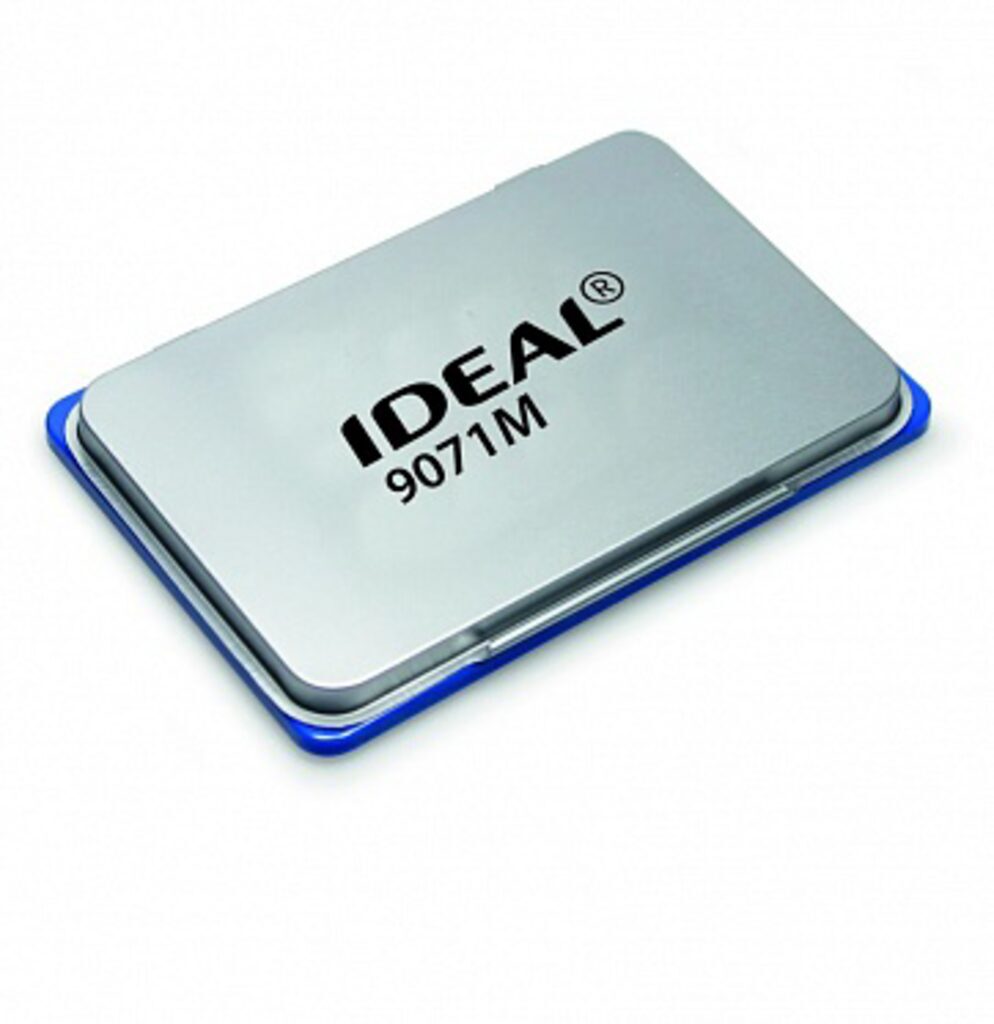 Штемпельная подушка Ideal, 90~56мм, черная  металлическая (190091), 9071M IDEAL