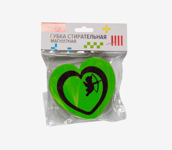 Стиральная губка deVENTE.Heart, 9 см, цвета ассорти, 6022705