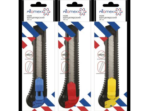 Нож канцелярский Attomex 18 мм, 4090301