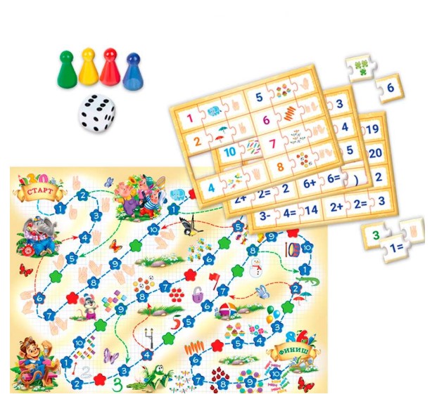 Умный малыш 5 в 1. ИЗУЧАЕМ ЦИФРЫ И СЧЁТ, ИН-9391