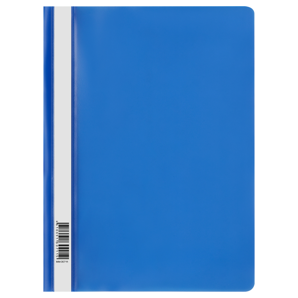 Папка скоросшиватель А4, 'СТАММ', пластик, 180 мкм, синяя, ММ-30711