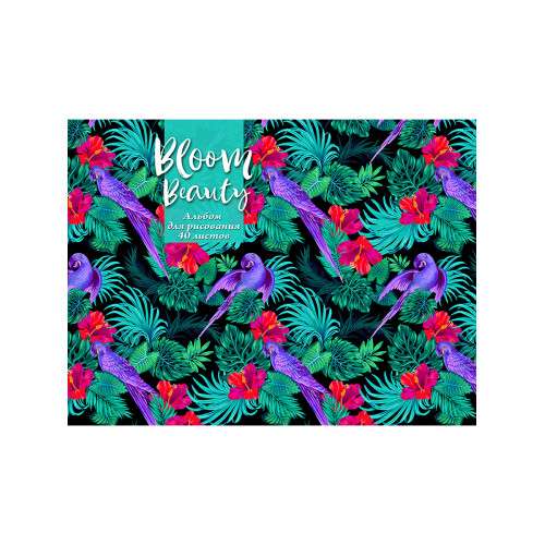 Альбом для рисования 40л., А4, склейка,Profit , ассорти дизайн