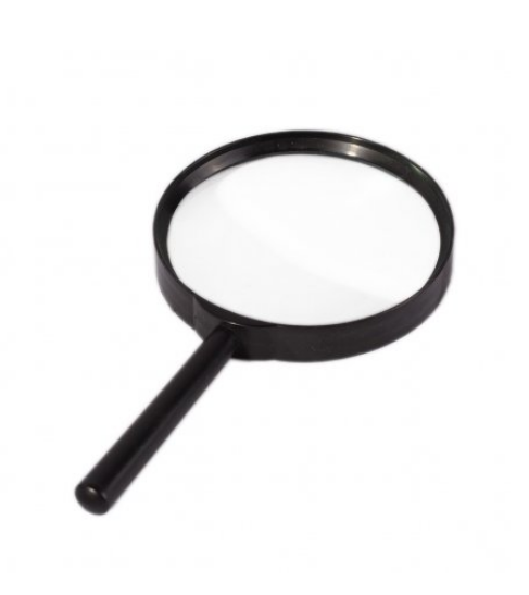 Лупа Alingar, 100 мм, 3-х кратное увеличение, пластиковый корпус, картонная упаковка, AL8941