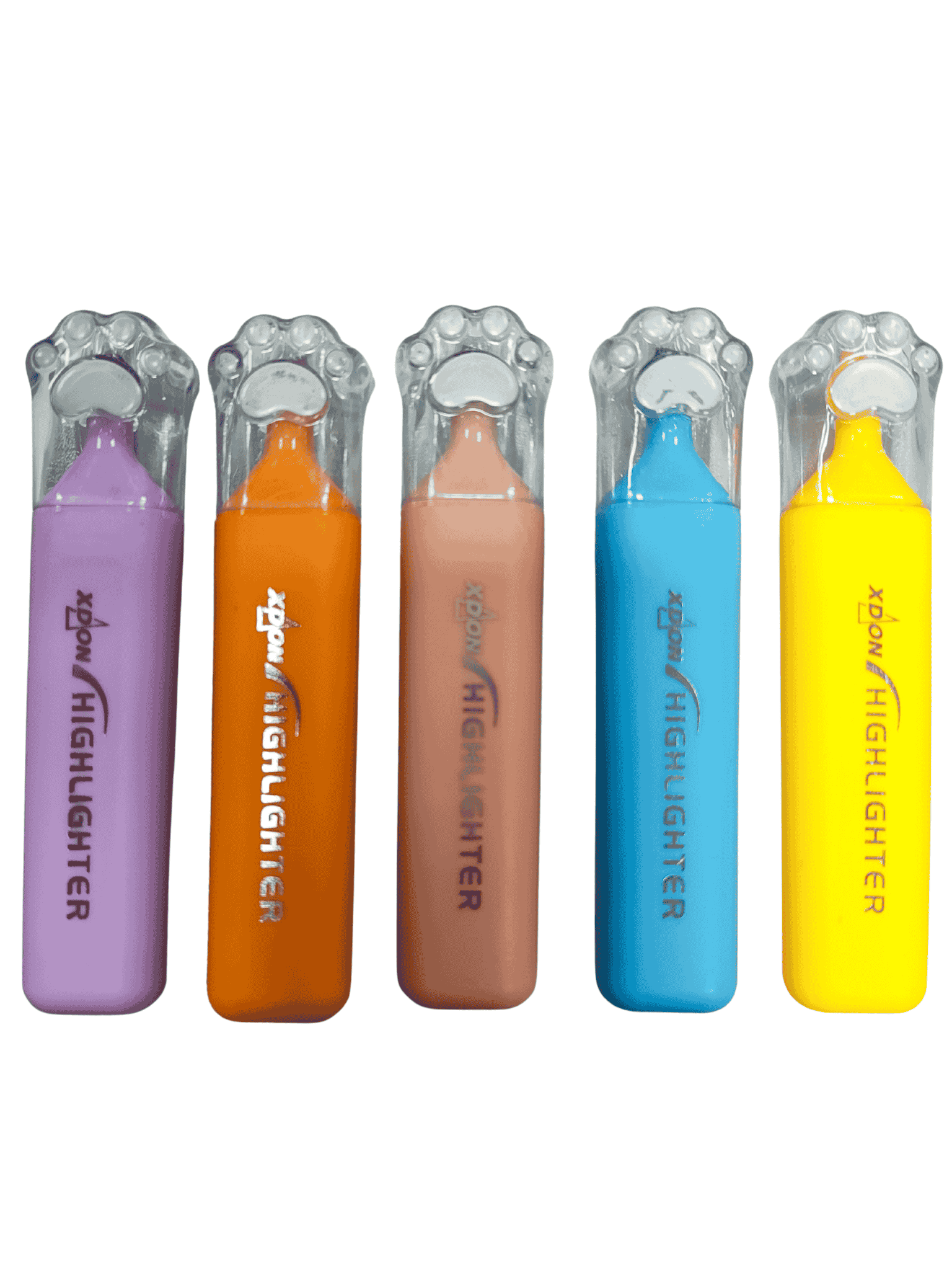 Текстовыделитель Лапка, пастель цвета, XD-906