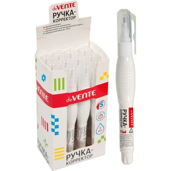 Ручка-корректор 'Attomex' 06 мл , быстросохнущая, трубчатая система подачи, 4061201