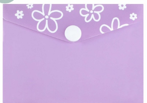 Папка для карт и визиток пластиковая, 180 мкм, сиреневый, 72232