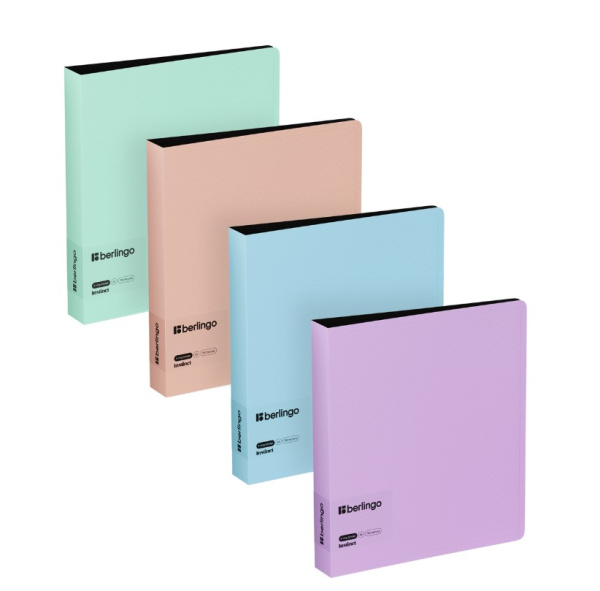 Папка на 4 кольцах Berlingo 'Instinct' А5, 35 мм, 700 мкм, D-кольца, с внутр. карманом, RB4_A5515