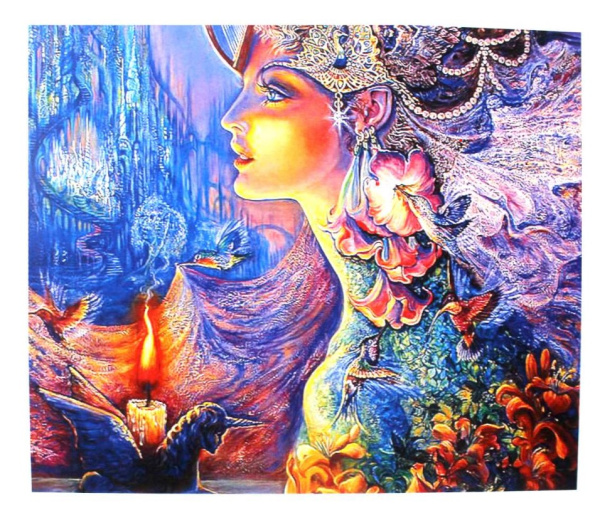 АЛМАЗНАЯ МОЗАЙКА , DARLENS , 'КОРОЛЕВА' , 400х500 мм , крупный камень , 15 цв, YHDGJ70308