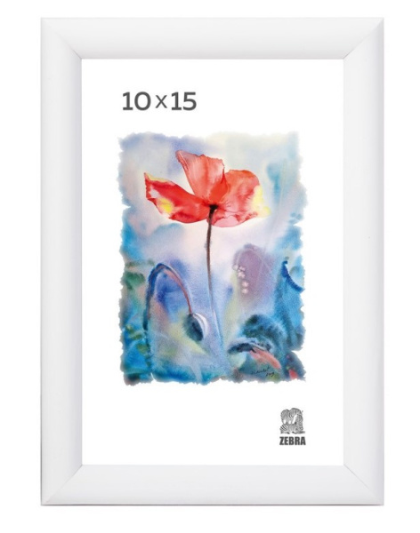 Фоторамка деревянная 10х15, белый цвет, (500)